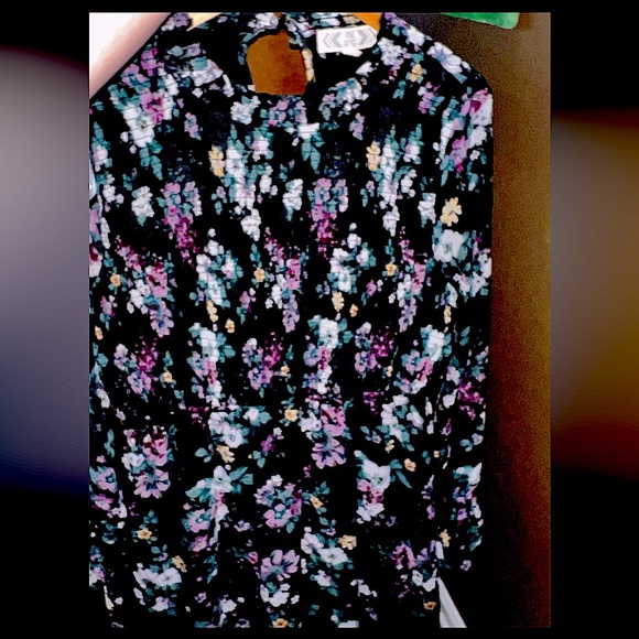 Pink Rose Blue & Pink Floral Dress in NWOT XL! - Picture 3 of 7